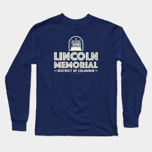 Vintage Lincoln Memorial Long Sleeve T-Shirt